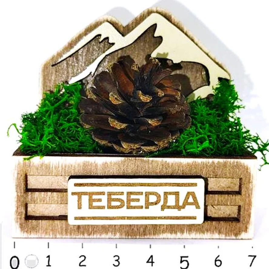 Магнит  СУВЕНИРНЫЙ ТЕБЕРДА