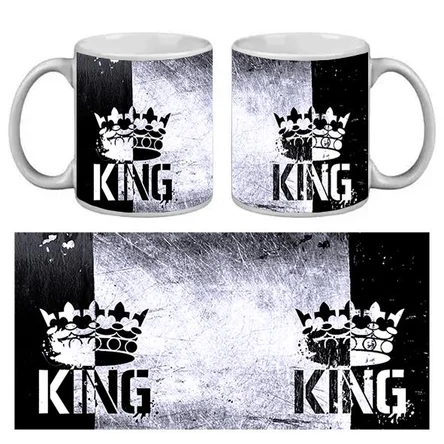 КРУЖКА ПРИКОЛ. KING